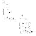 Sunsun CSP-40 Filtr powierzchniowy Skimmer Stojący do Oczka do 40m2