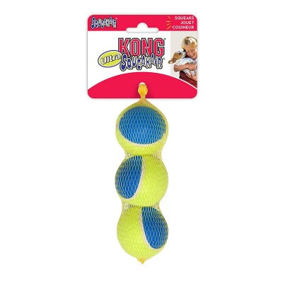 Kong Ultra SqueakAir Balls (M) 3 szt - Piłki Piszczące Dla Psa