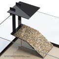 Aquael Aquaterrarium Terrarium Akwarium dla Zwierząt Wodno-Lądowych 60x30x20,5cm