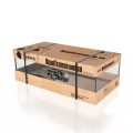 Aquael Aquaterrarium Terrarium Akwarium dla Zwierząt Wodno-Lądowych 60x30x20,5cm