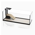 Aquael Aquaterrarium Terrarium Akwarium dla Zwierząt Wodno-Lądowych 100x40,5x35cm