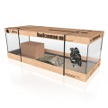 Aquael Aquaterrarium Terrarium Akwarium dla Zwierząt Wodno-Lądowych 100x40,5x35cm