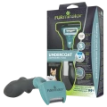 FURminator Undercoat deShedding Tool Usuwa Podszerstek u KRÓTKOWŁOSYCH Małych Kotów FUR141198