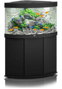 Juwel Trigon 190l Zestaw Z Szafką Narożny Czarny 98,5x70cm