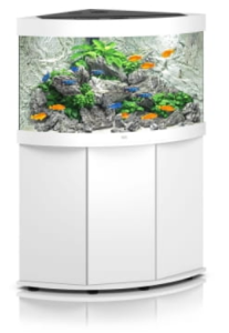 Juwel Trigon 190l Zestaw Z Szafką Narożny Biały 98,5x70cm