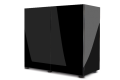 AQUAEL GLOSSY 215L 100x40x63 Zestaw z SZAFKĄ Czarny Day&Night