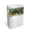 AQUAEL GLOSSY ST 80 Akwarium Białe 125L 80x35x54cm Zestaw Safe Tank Day&Night