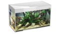 AQUAEL GLOSSY 260L 120x40x63 Zestaw Akwarium Białe Day&Night
