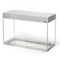 AQUAEL GLOSSY 260L 120x40x63 Zestaw Akwarium Białe Day&Night