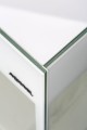AQUAEL GLOSSY 260L 120x40x63 Zestaw Akwarium Białe Day&Night