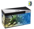 AQUAEL GLOSSY 125L 80x35x54 Zestaw Akwarium Czarne Day&Night