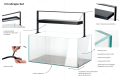AQUAEL ULTRASCAPE 243L Zestaw z Oświetleniem Forest Set + SZAFKA