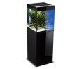 AQUAEL GLOSSY CUBE 135L 50x50x63cm Czarny ZESTAW LED Day&Night SAFE TANK + SZAFKA