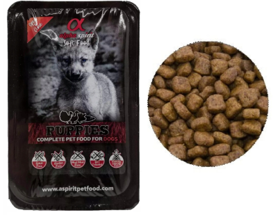 ALPHA SPIRIT Karma Półwilgotna dla Psów Puppy Treserki Smaczki Indyk+Ryba 200g