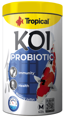 Tropical KOI PROBIOTIC PELLET SIZE M 1000ml pokarm wspomaga zdrowie i odporność