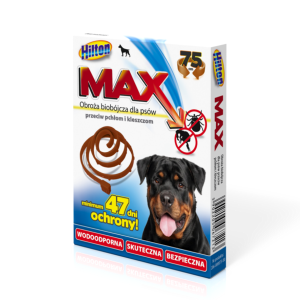 Hilton Obroża Przeciw Pchłom i Kleszczom dla Psa 75cm 47 dni OCHRONY