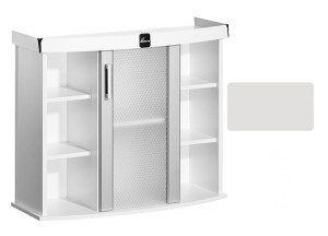 Szafka pod Akwarium profilowane Modern 80x35x77cm BIAŁA