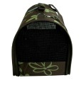 Transporter dla Zwierzą TORBA Hilton Flowers transportowa dla Psa Kota M 43x24x26cm Brązowa