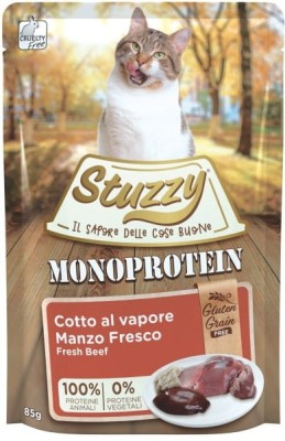 Stuzzy Karma Mokra Monoprotein z Wołowiną dla Kotów 85g
