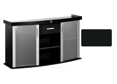 Szafka pod Akwarium profilowane Modern 150x50x77cm CZARNA