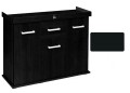 Szafka pod Akwarium proste Solid 80x35x75cm CZARNA