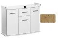 Szafka pod Akwarium profilowane Solid 80x35x75cm DĄB ARTISAN