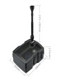 Pompa Fontannowa z Filtrem i Lampą UV-C 9W SunSun CUF-2500 1000l/h
