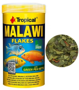 TROPICAL MALAWI Pokarm Płatki dla Pielęgnic 250ML/50G 77224