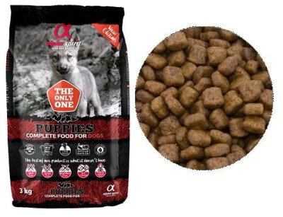 ALPHA SPIRIT Karma Półwilgotna dla Psów Puppy Indyk+Ryba Treserki Smaczki 3kg