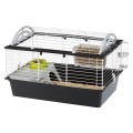 FERPLAST CASITA 80 Klatka Dla Królika, Świnki, Gryzoni 78cm Czarno-Biała