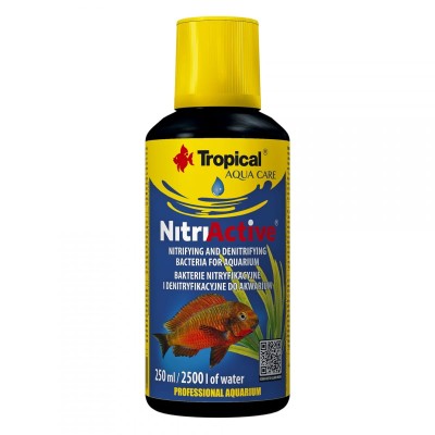 TROPICAL NITRI-ACTIVE 250ml Bakterie Nitryfikacyjne i Denitryfikacyjne do Akwarium