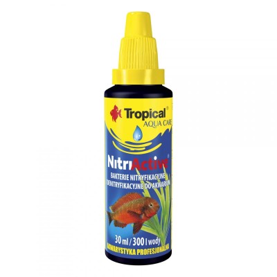 TROPICAL NITRI-ACTIVE 30ml Bakterie Nitryfikacyjne i Denitryfikacyjne do Akwarium