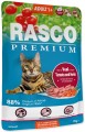 Rasco Premium Adult 1+ Mokra Karma dla Kota Saszetki Pakiet 12x85g