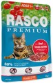 Rasco Premium Adult 1+ Mokra Karma dla Kota Saszetki Pakiet 12x85g