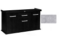 Szafka pod Akwarium proste Solid 150x50x75cm BETON