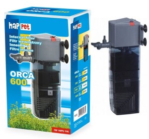 Happet ORCA 600 FILTR Wewnętrzny do akwarium 250l 600l/h 8,5W