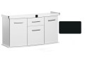 Szafka pod Akwarium profilowane Solid 150x50x75cm CZARNA
