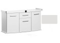 Szafka pod Akwarium profilowane Solid 150x50x75cm BIAŁA