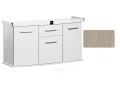 Szafka pod Akwarium profilowane Solid 150x50x75cm DĄB TRUFLOWY