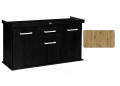 Szafka pod Akwarium proste Solid 160x60x75cm DĄB ARTISAN