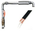 Kabel Grzewczy Przewód Grzejny do Rur z Termostatem 16W 1m