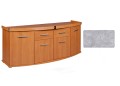 Szafka pod Akwarium profilowane Solid 200x80x75cm BETON
