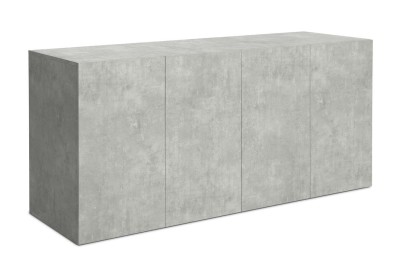 Szafka pod Akwarium Proste Aquatic 200x80x90cm BETON