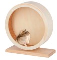 Kołowrotek Karuzela Drewniana Eco dla Chomika Myszy Gryzoni 22cm