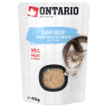 Ontario Karma Mokra Rosół z Tuńczykiem z Warzywami dla Kociąt 40g