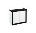 Szafka pod Akwarium proste FINE 80 x 35 x 70 Biało-czarny
