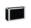 Szafka pod Akwarium proste FINE 120 x 40 x 70 Czarno-biały