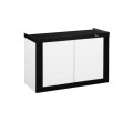 Szafka pod Akwarium proste FINE 120 x 50 x 70 Biało-czarny