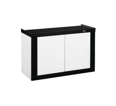 Szafka pod Akwarium proste FINE 120 x 50 x 70 Biało-czarny