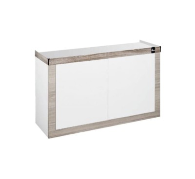 Szafka pod Akwarium proste FINE 120 x 50 x 70 Biało-truflowy